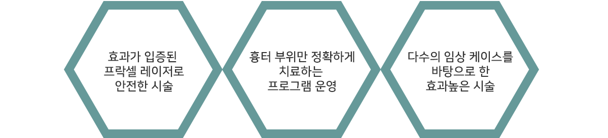 흉터모공개선